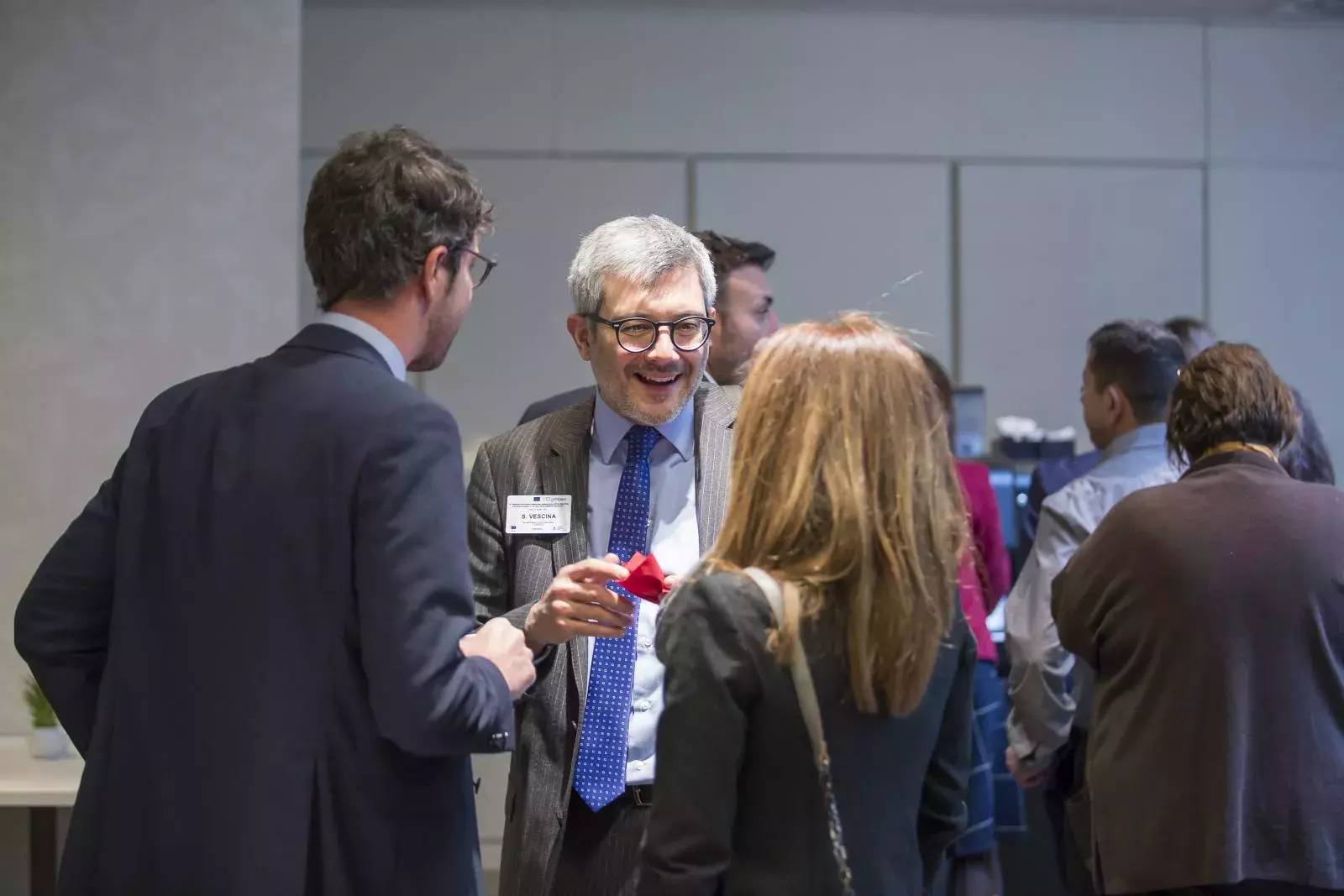 Mr Salvatore Vescina and event participants