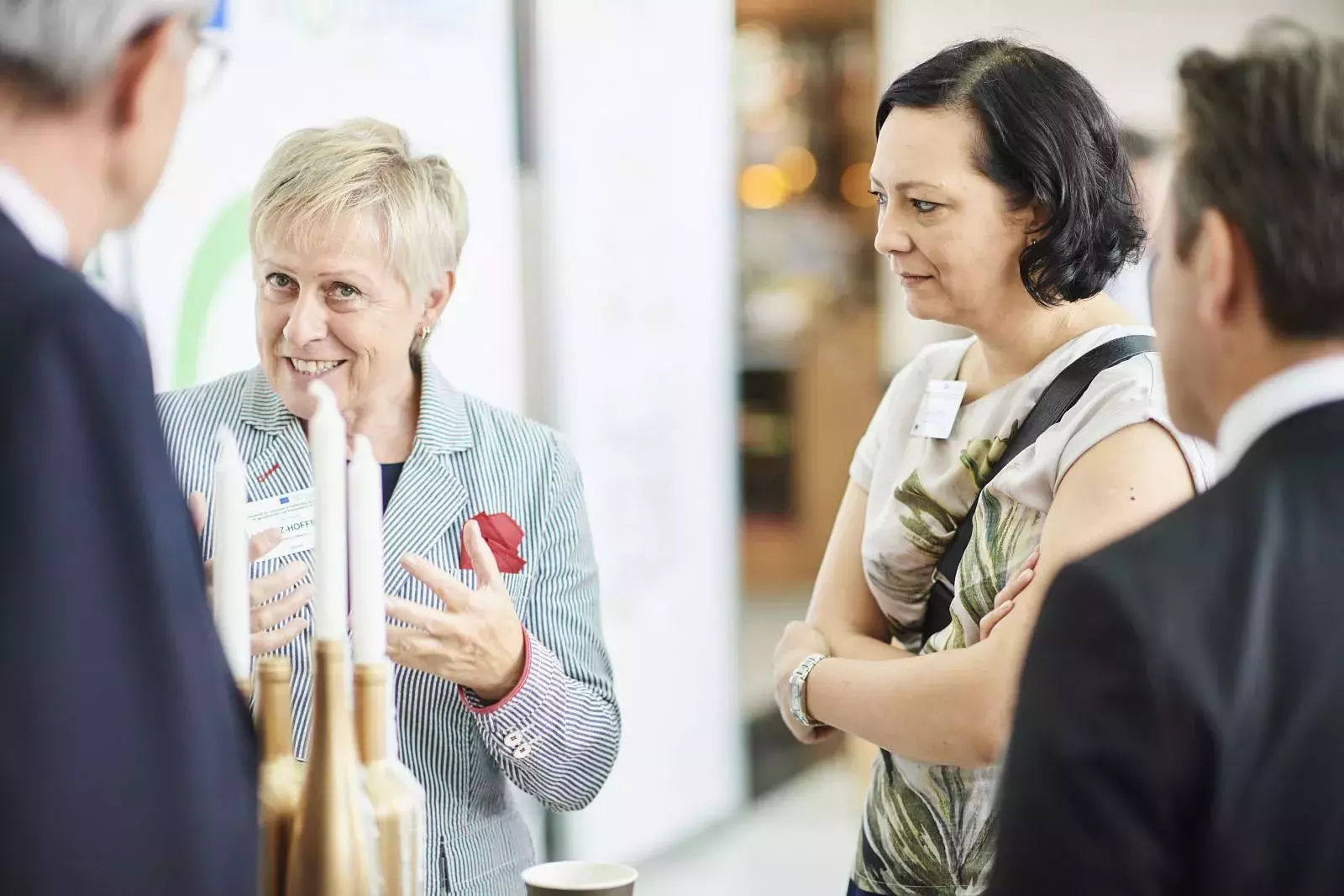 Ms Josefine Loriz-Hoffmann, Ms Anna Zurek and event participants