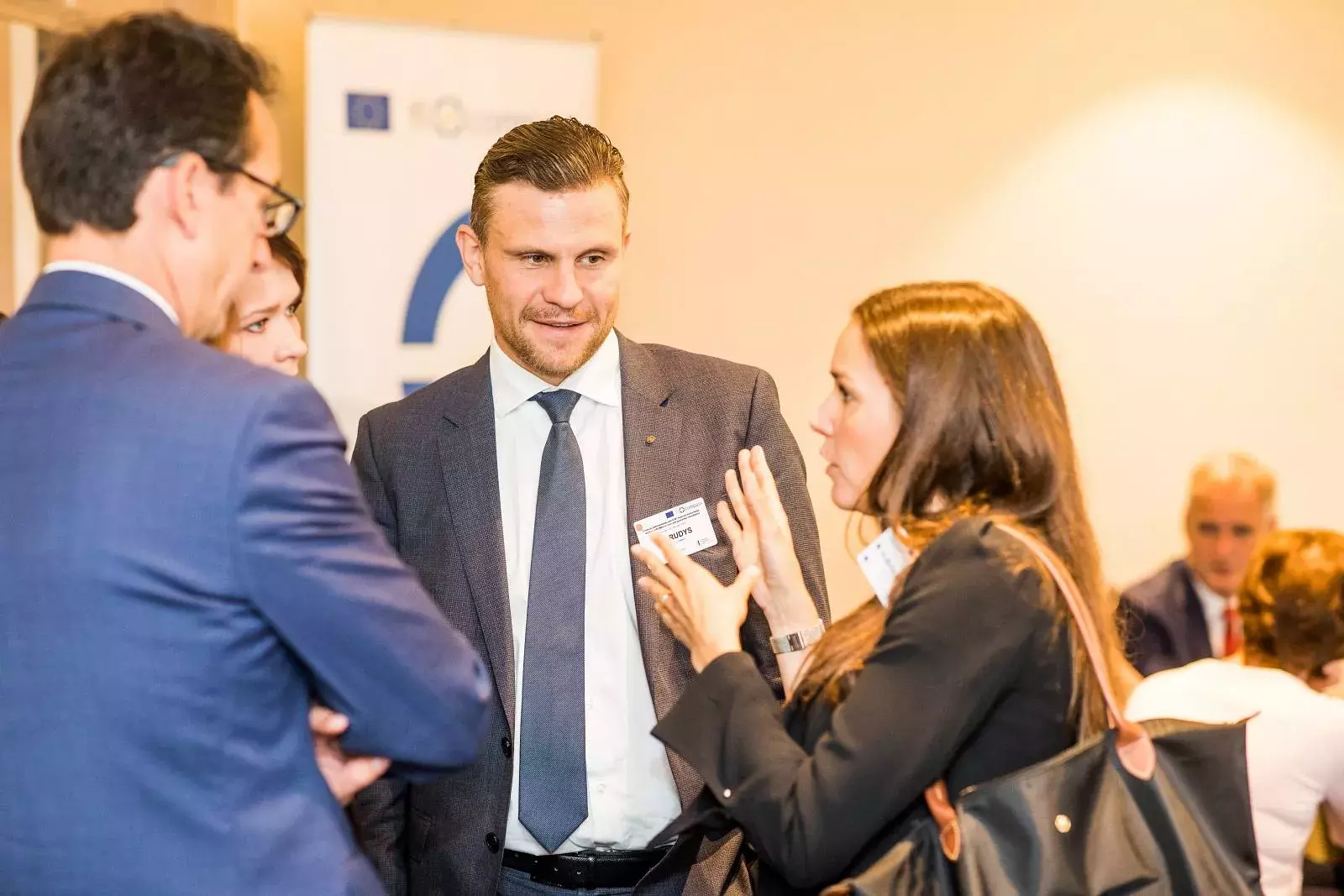 Mr Mindaugas Rudys and event participants