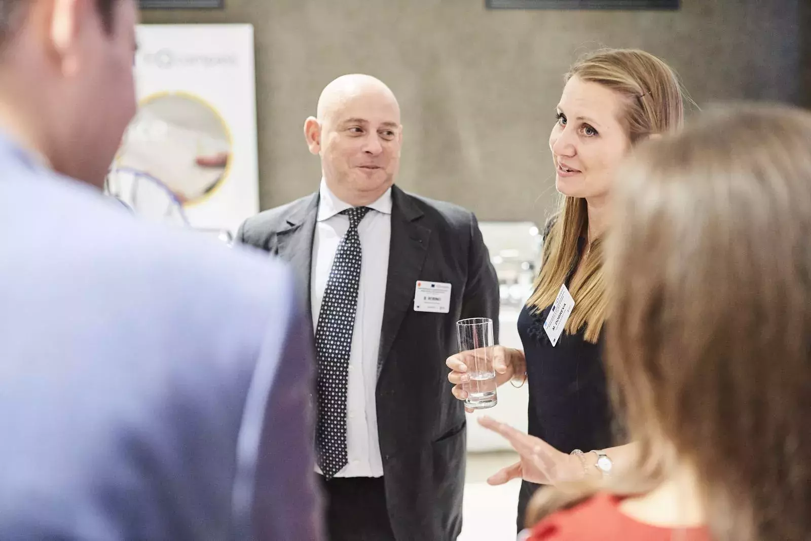 Mr Bruno Robino, Ms Miglena Dobreva and event participants