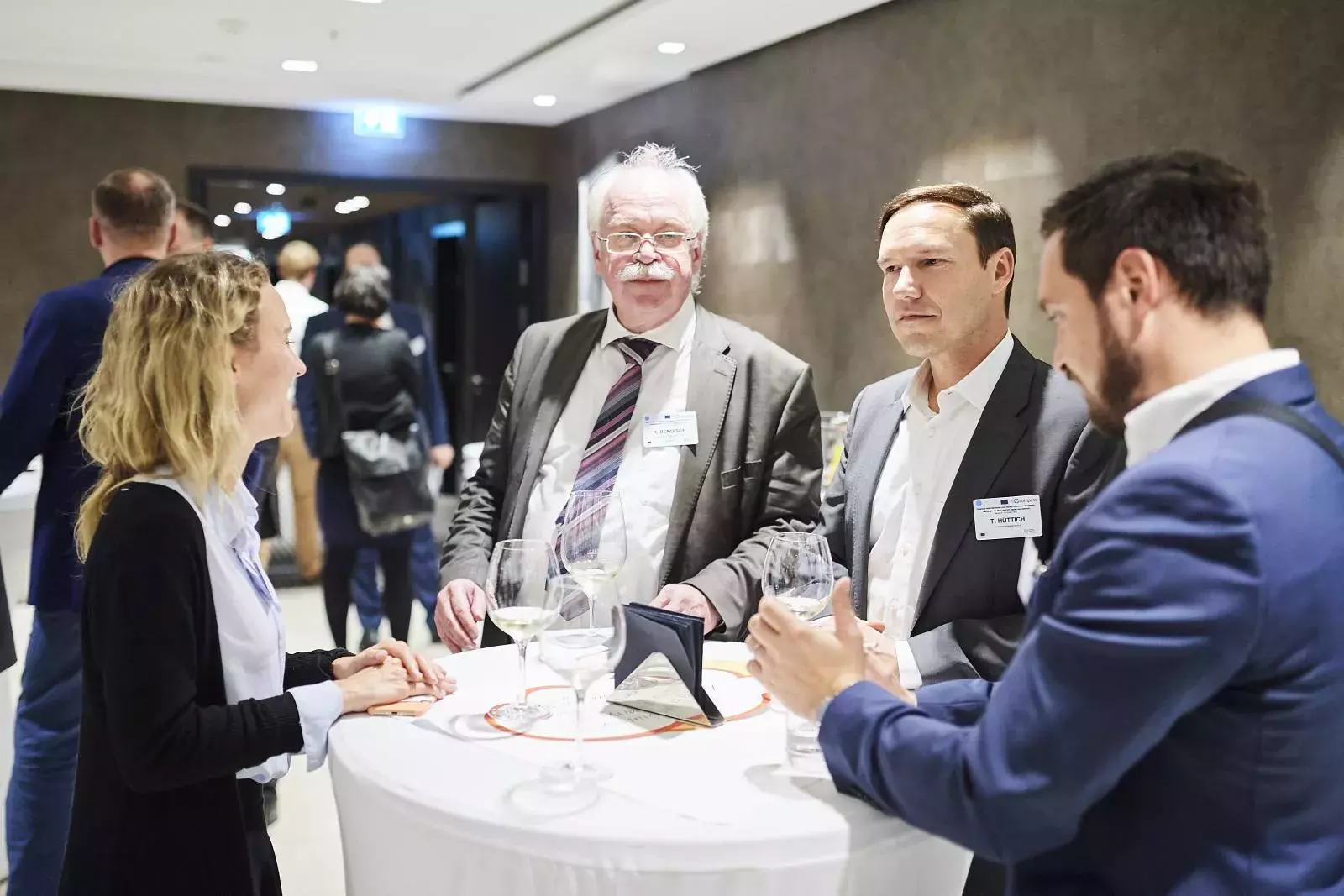 Mr Roger Bendisch, Ms Nora Blum and event participants