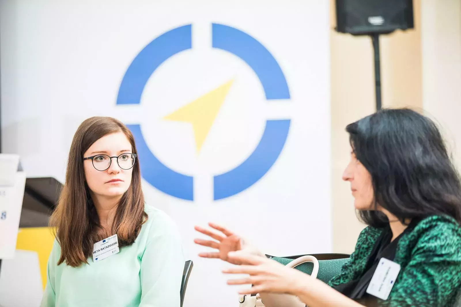 Event participants during the roundtable
