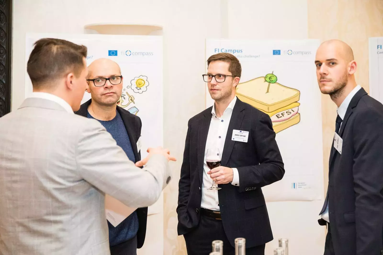 Mr Ando Siitam and event participants