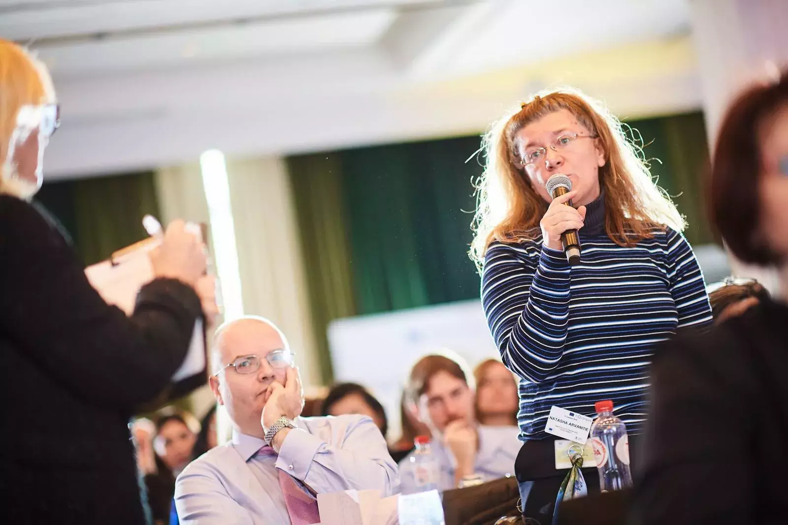 Questions and answers and peer to peer discussion