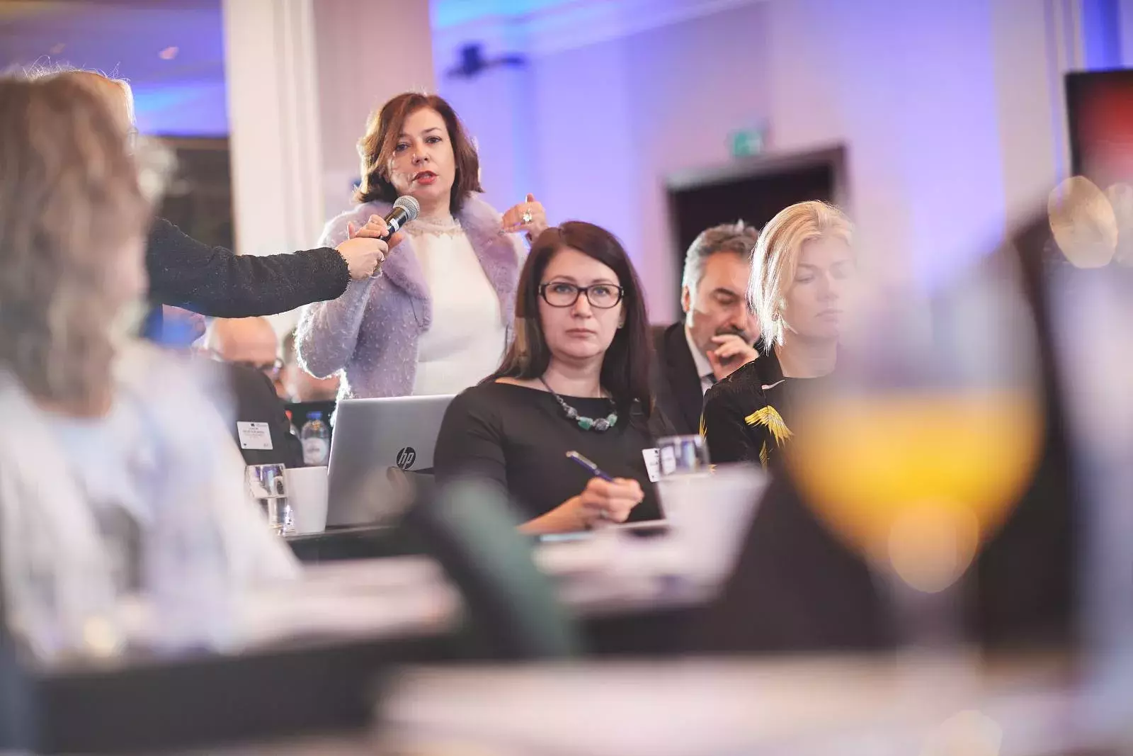 Questions and answers and peer to peer discussion