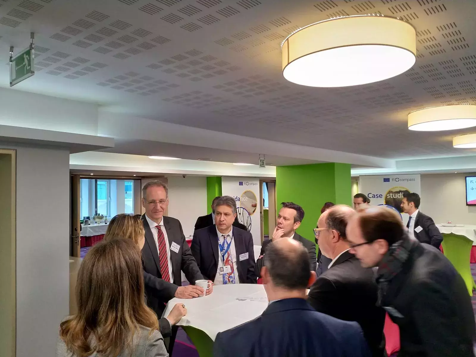 Mr Michael Pielke, Mr Nivelin Noev, Mr Frank Lee and event participants