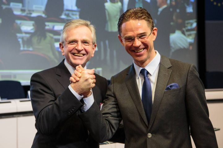 Wilhelm Molterer and Jyrki Katainen