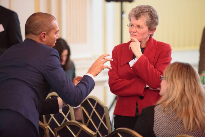 Fiona Wishlade and event participant