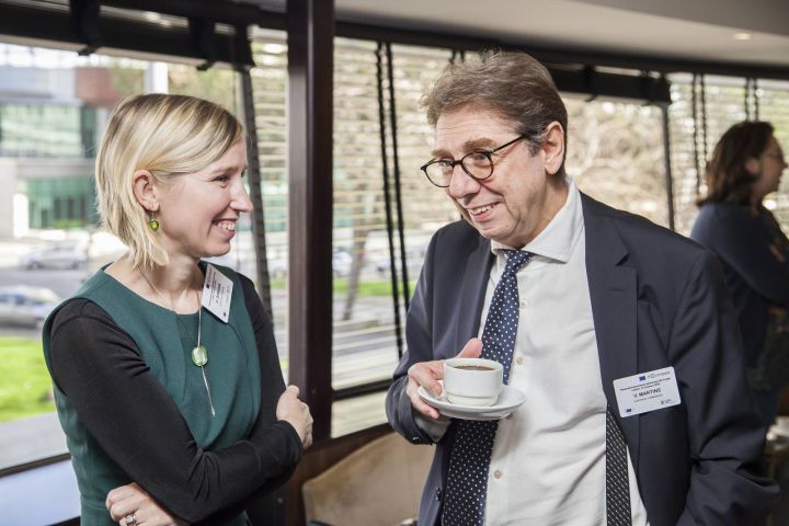 Oana-Andreea Dordain and event participant
