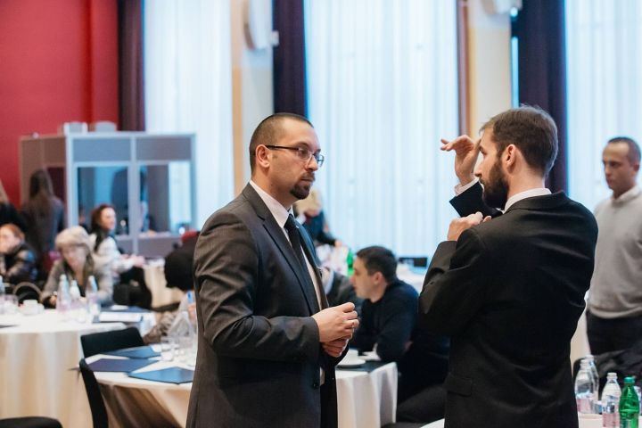 Event participant and Robert Pernetta