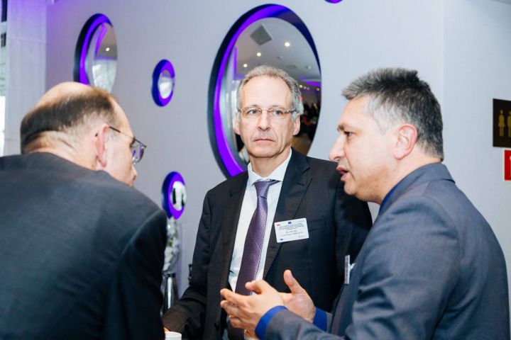 Event participant with Michael Pielke and Nivelin Noev