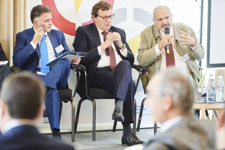 Mr Loris di Pietrantonio, Mr Marc Schublin, and Mr Pedro Manuel Sasia Santos