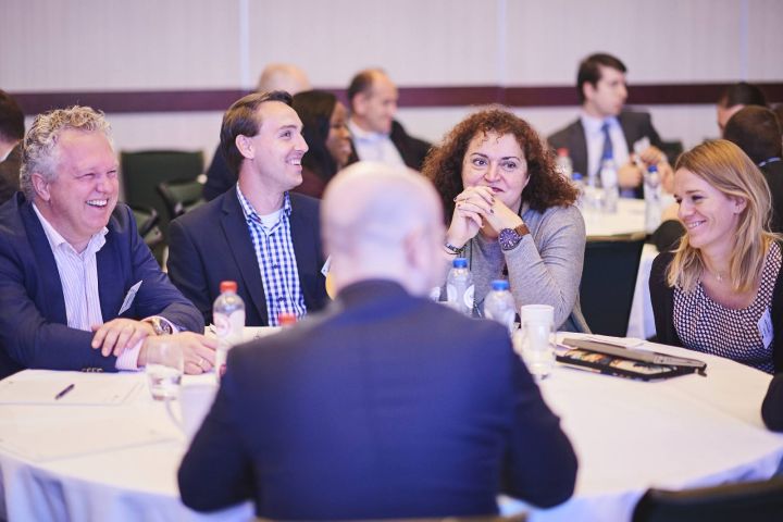 Participants during the Brainteaser