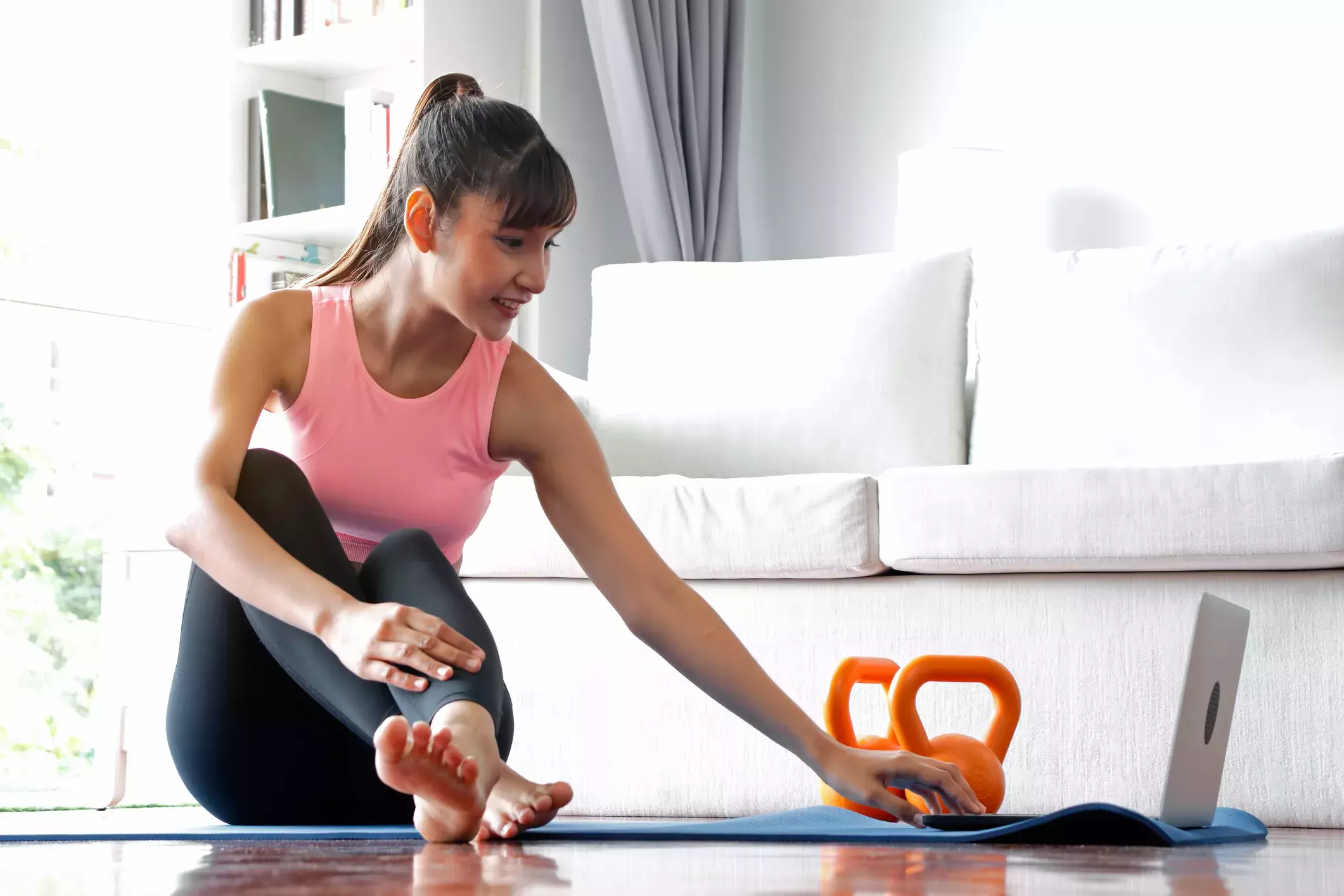 Woman doing sport Woman doing sport