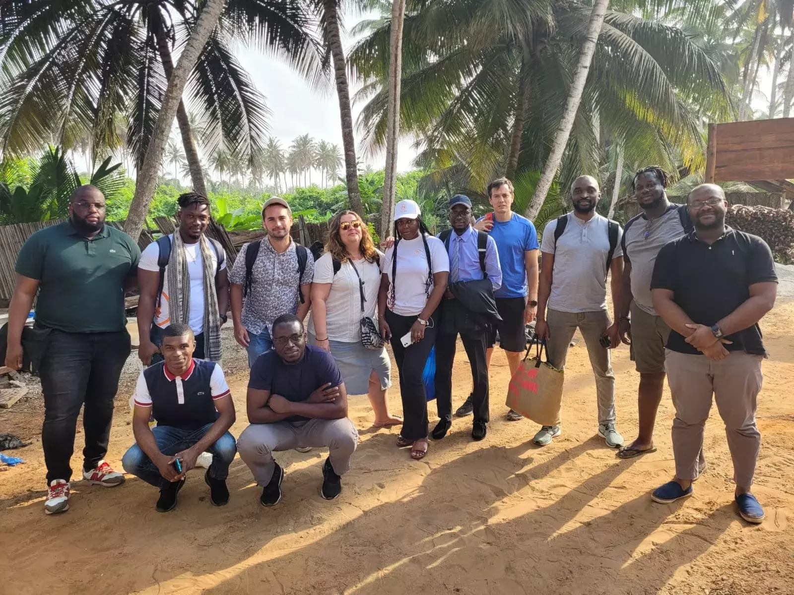 The HUB2 team during a seminar in Abidjan, Ivory Coast. The HUB2 team during a seminar in Abidjan, Ivory Coast.