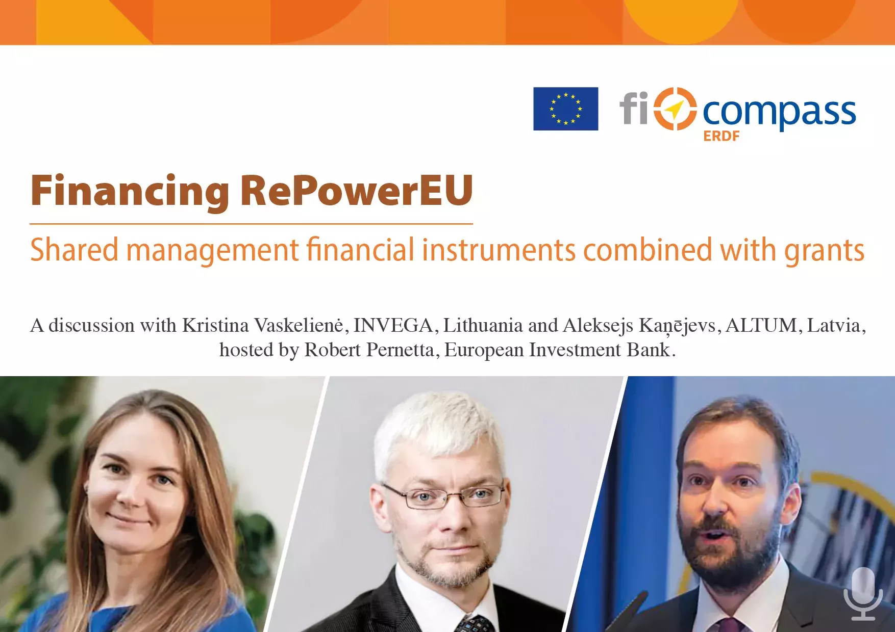Episode 15: Financing RePowerEU – shared management financial instruments combined with grants Episode 15: Financing RePowerEU – shared management financial instruments combined with grants