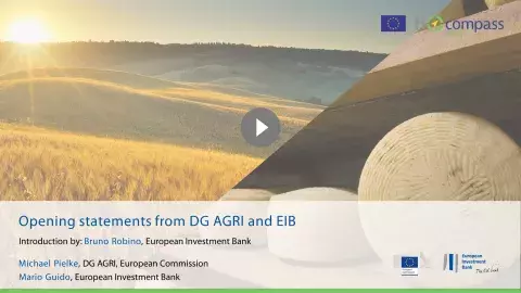 Opening statements from DG AGRI and EIB