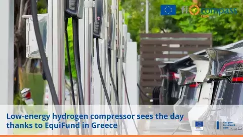 Clean hydrogen technologies play a big role in Europe’s ambitious Green Deal goals. Discover how ERDF financial instruments supported the scale-up of Greek start-up, Cyrus’, innovative hydrogen compressor, a compact, silent and cost effective technology powered by thermal energy and renewable resources.