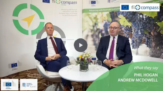 Video interview between Phil Hogan, European Commissioner for Agriculture and Rural Development and Andrew McDowell, Vice-President, European Investment Bank
