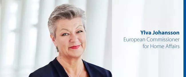 Ylva Johansson, European Commissioner for Home Affairs