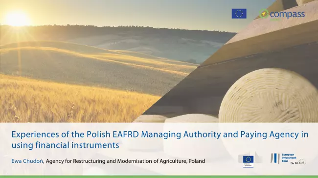 	 Experiences of the Polish EAFRD Managing Authority and the Paying Agency in using financial instruments