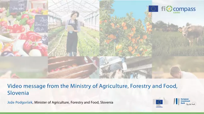 Video message from the Ministry of Agriculture, Forestry and Food, Slovenia