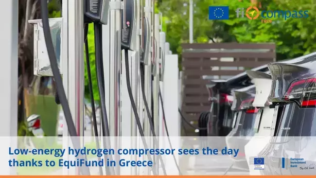 Clean hydrogen technologies play a big role in Europe’s ambitious Green Deal goals. Discover how ERDF financial instruments supported the scale-up of Greek start-up, Cyrus’, innovative hydrogen compressor, a compact, silent and cost effective technology powered by thermal energy and renewable resources.