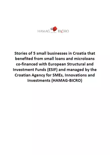 5 small businesses in Croatia that benefited from small loans and microloans co-financed with European Structural and Investment Funds (ESIF)