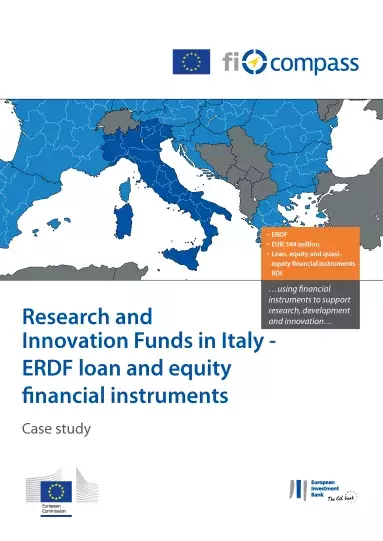 Research and Innovation Funds in Italy – ERDF loan and equity financial instruments