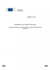 NEB TDM financial instrument