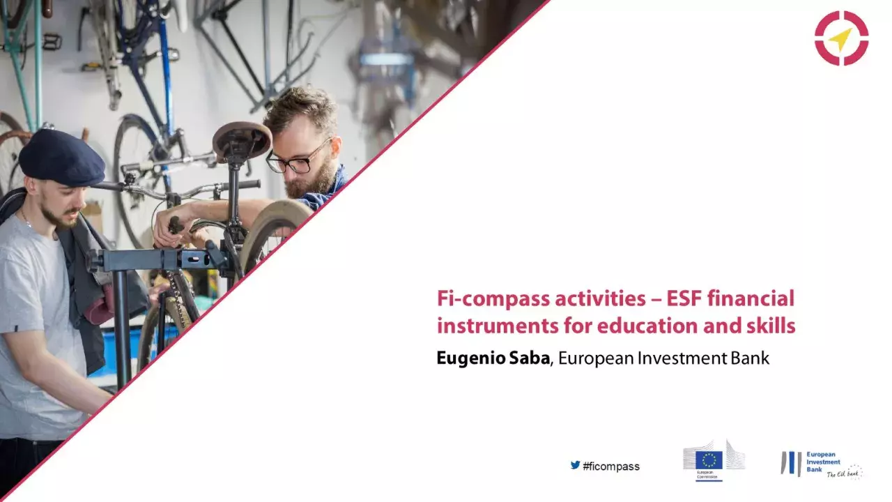 fi-compass activities – ESF financial instruments for education