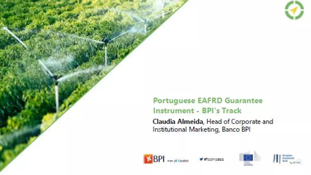 Portuguese EAFRD Guarantee Instrument - BPI's Track