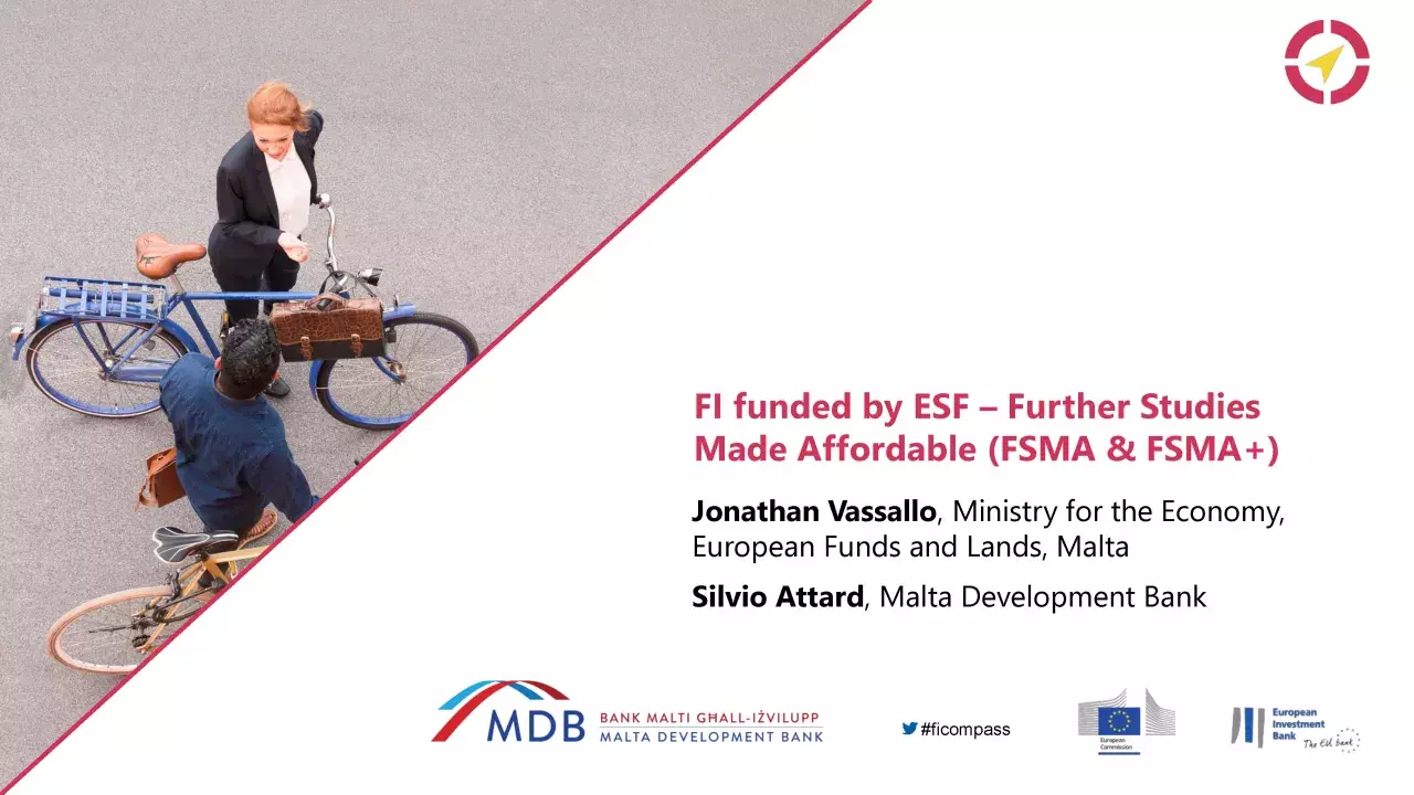 FI funded by ESF – Further Studies Made Affordable (FSMA &amp; FSMA+)