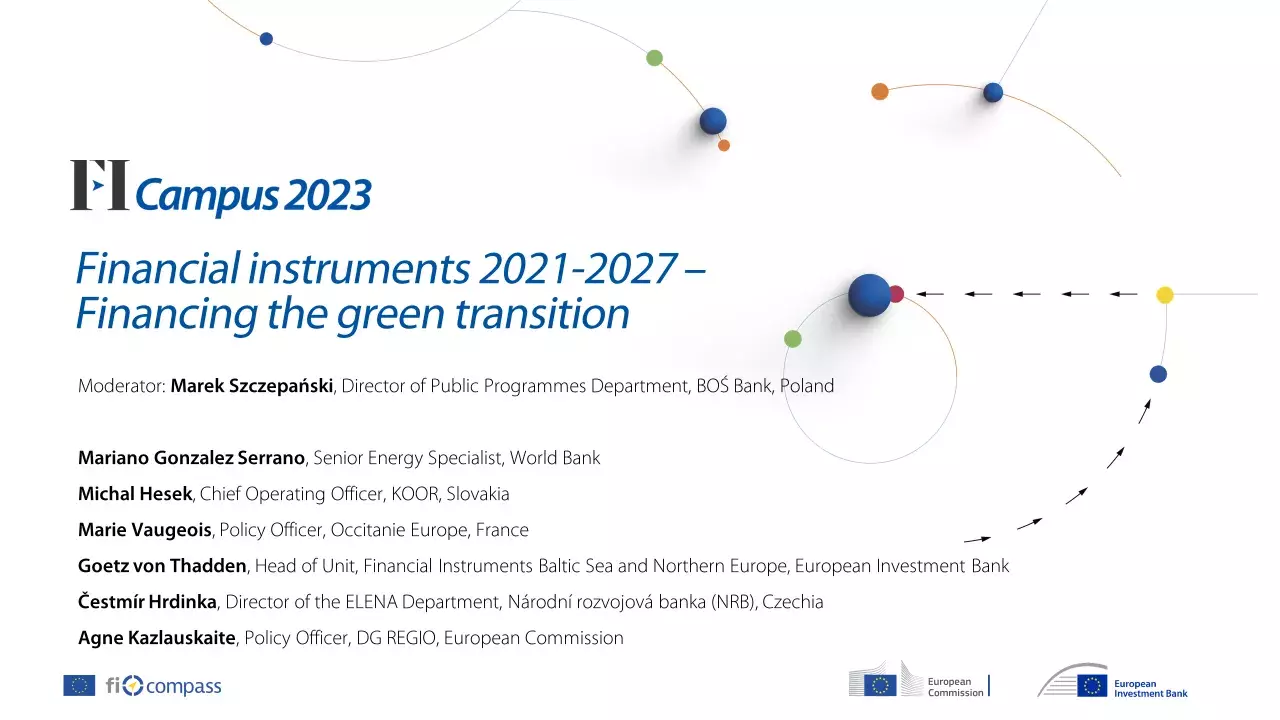 Financial instruments 2021-2027 – Financing the green transition