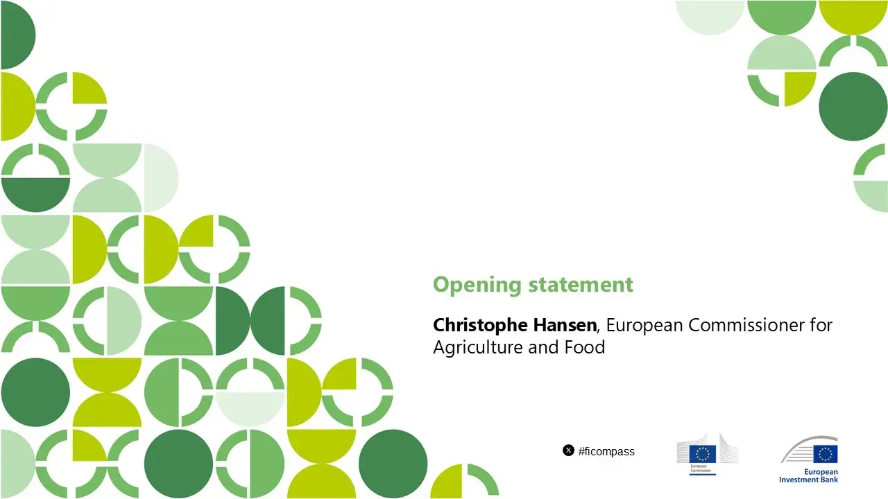 Opening statement by Christophe Hansen