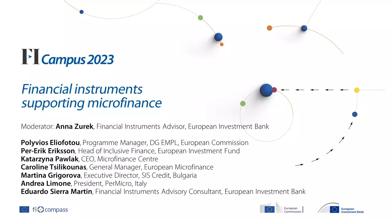 Financial instruments supporting microfinance