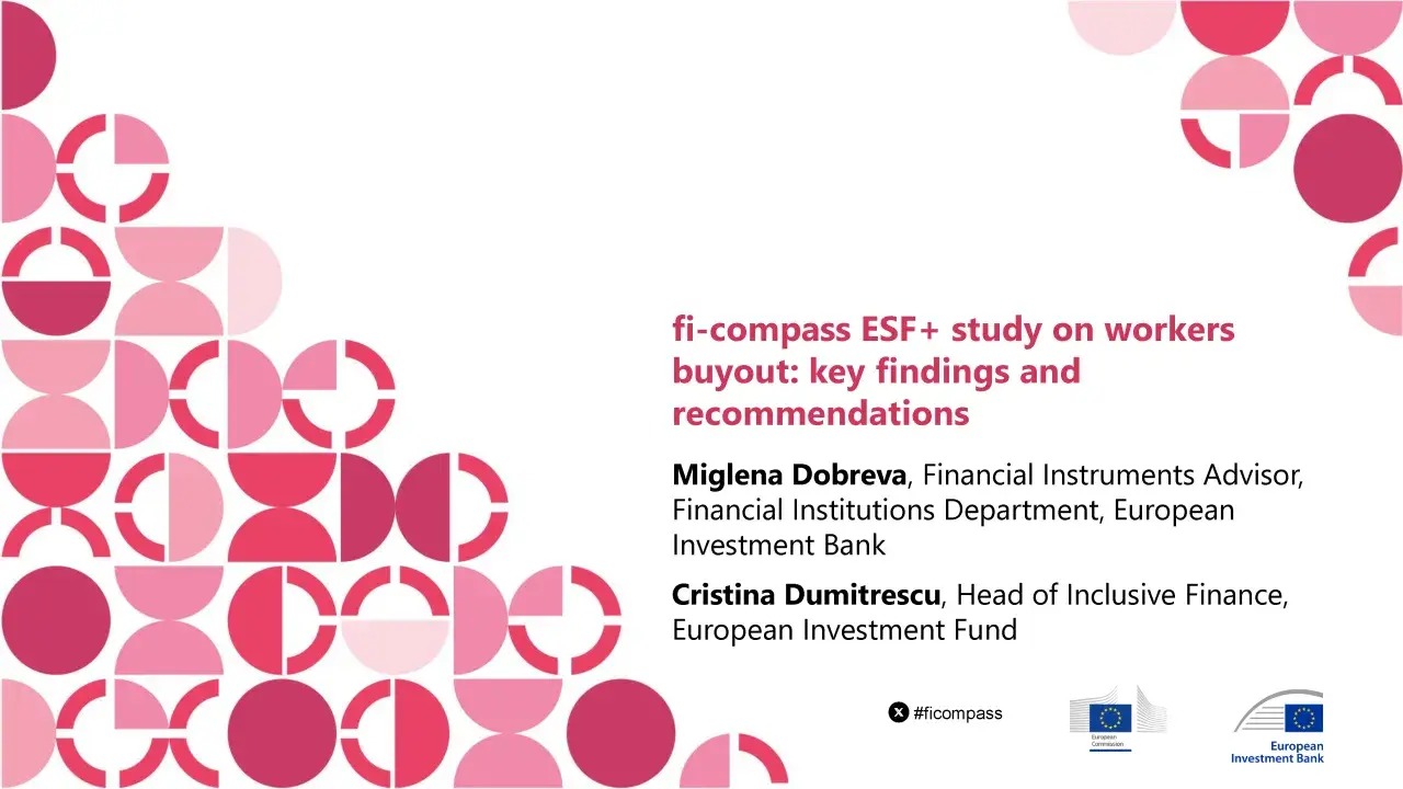 fi-compass ESF+ study on workers buyout: key findings and recommendations