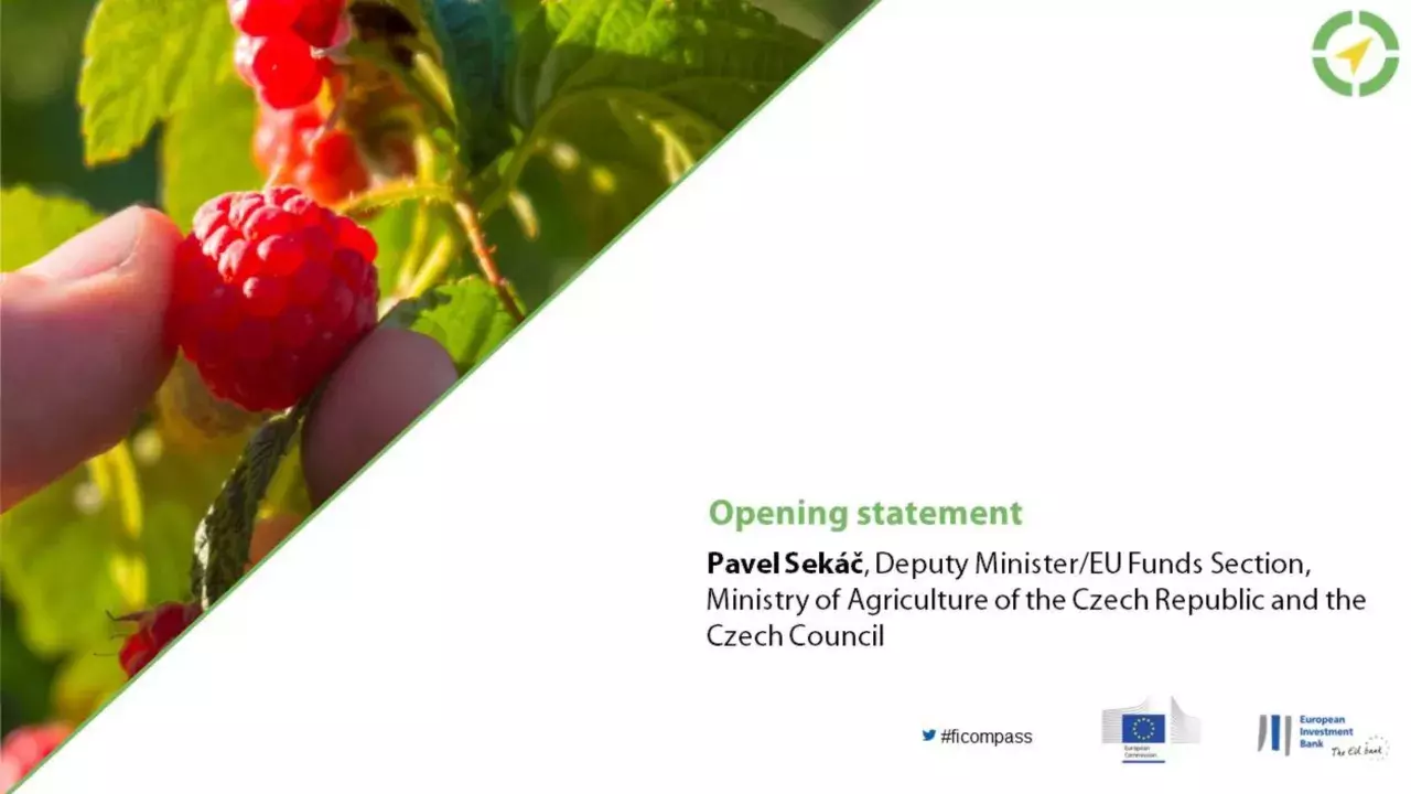 Opening statement Pavel Sekáč