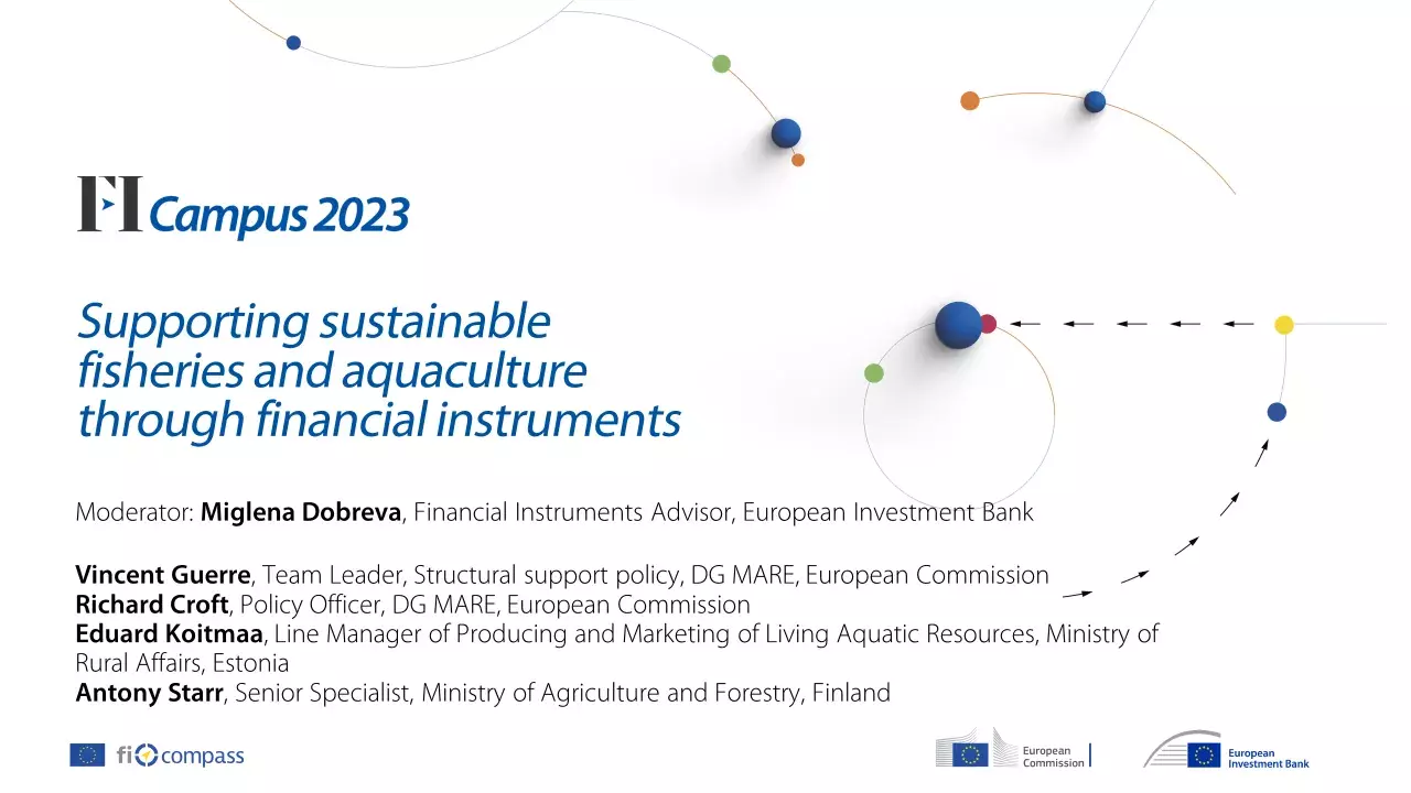 Supporting sustainable fisheries and aquaculture through financial instrument