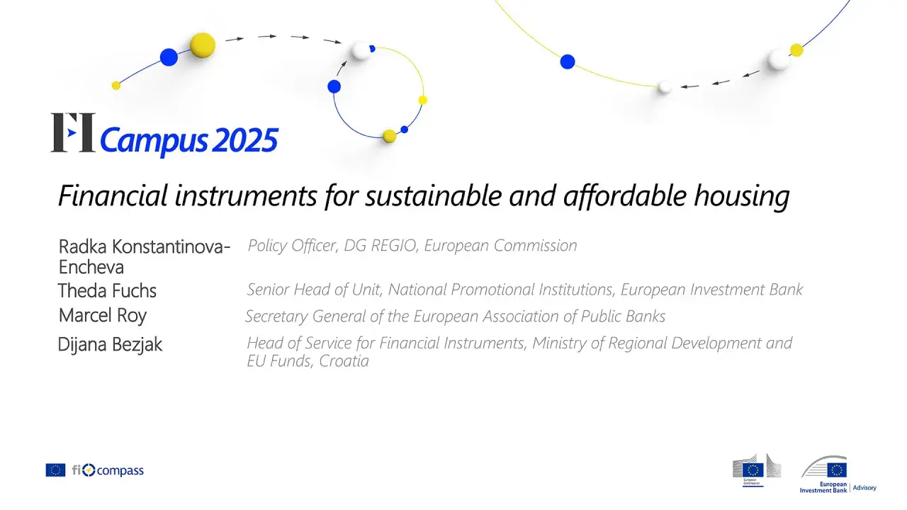 Financial instruments for sustainable and affordable housing