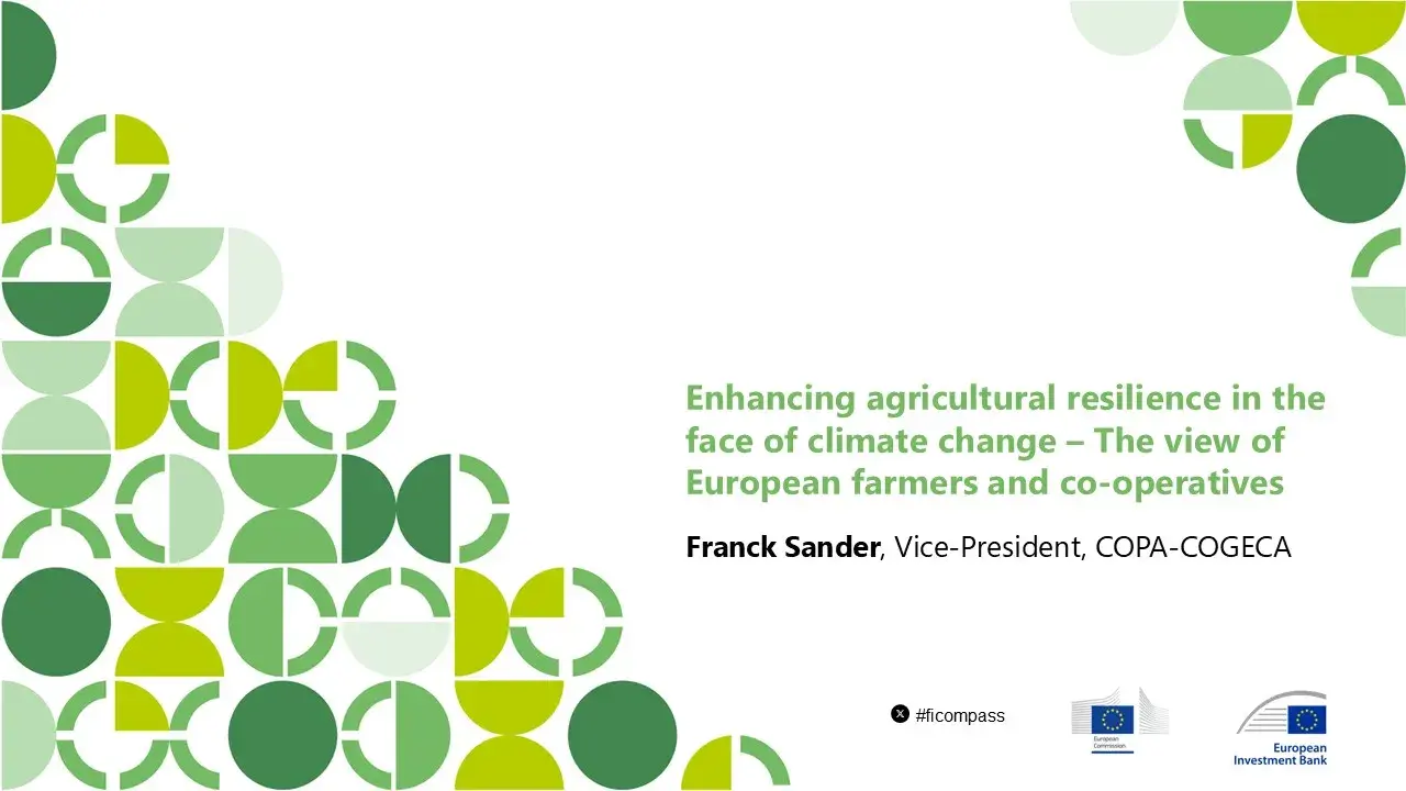 Enhancing agricultural resilience in the face of climate change – The view of European farmers and co-operatives