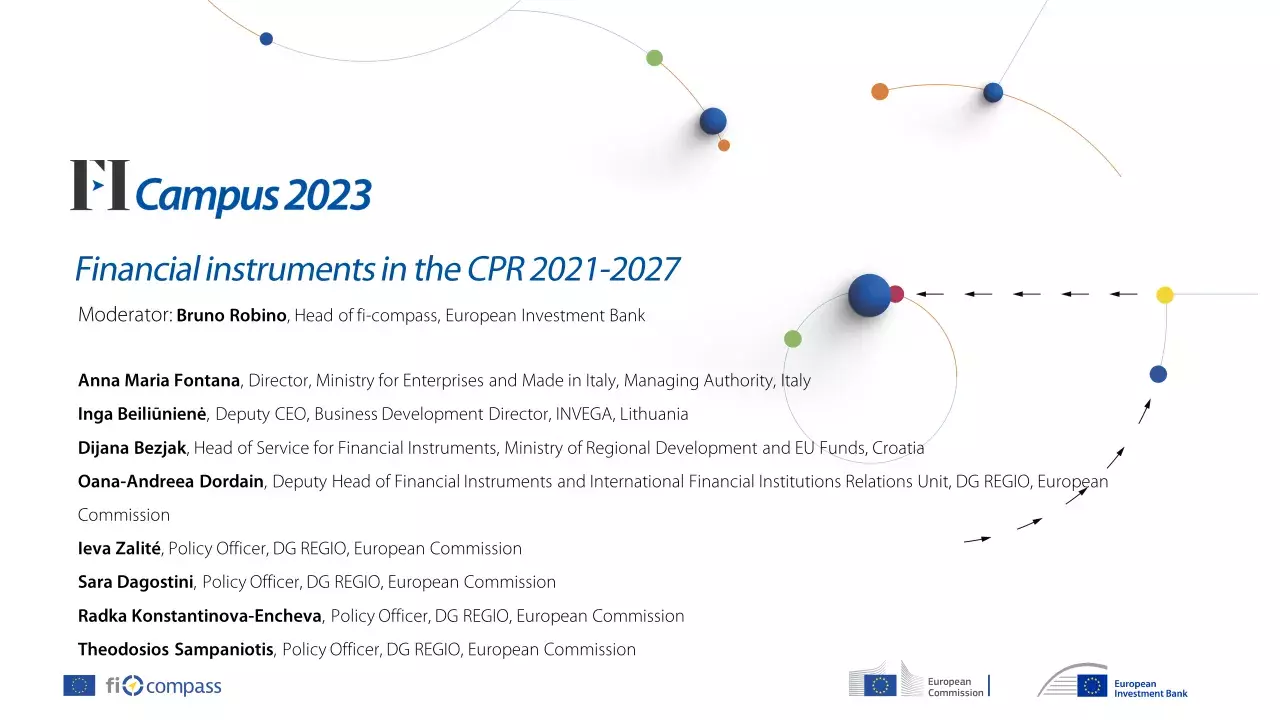 Financial instruments in the CPR 2021-2027