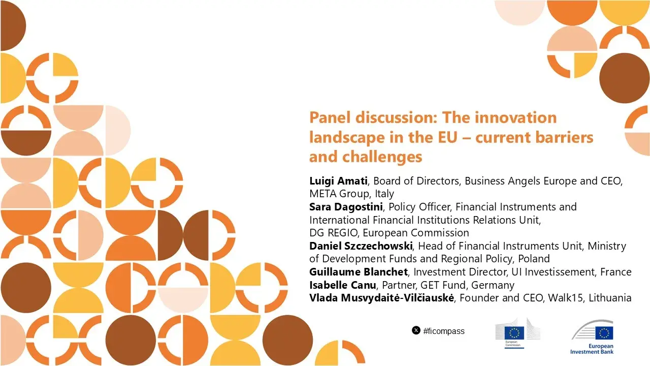 Panel discussion: The innovation landscape in the EU – current barriers and challenges