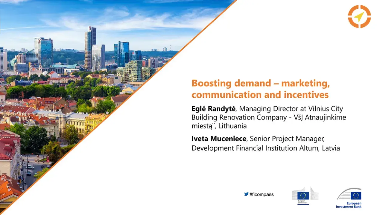 Boosting demand – marketing, communication and incentives