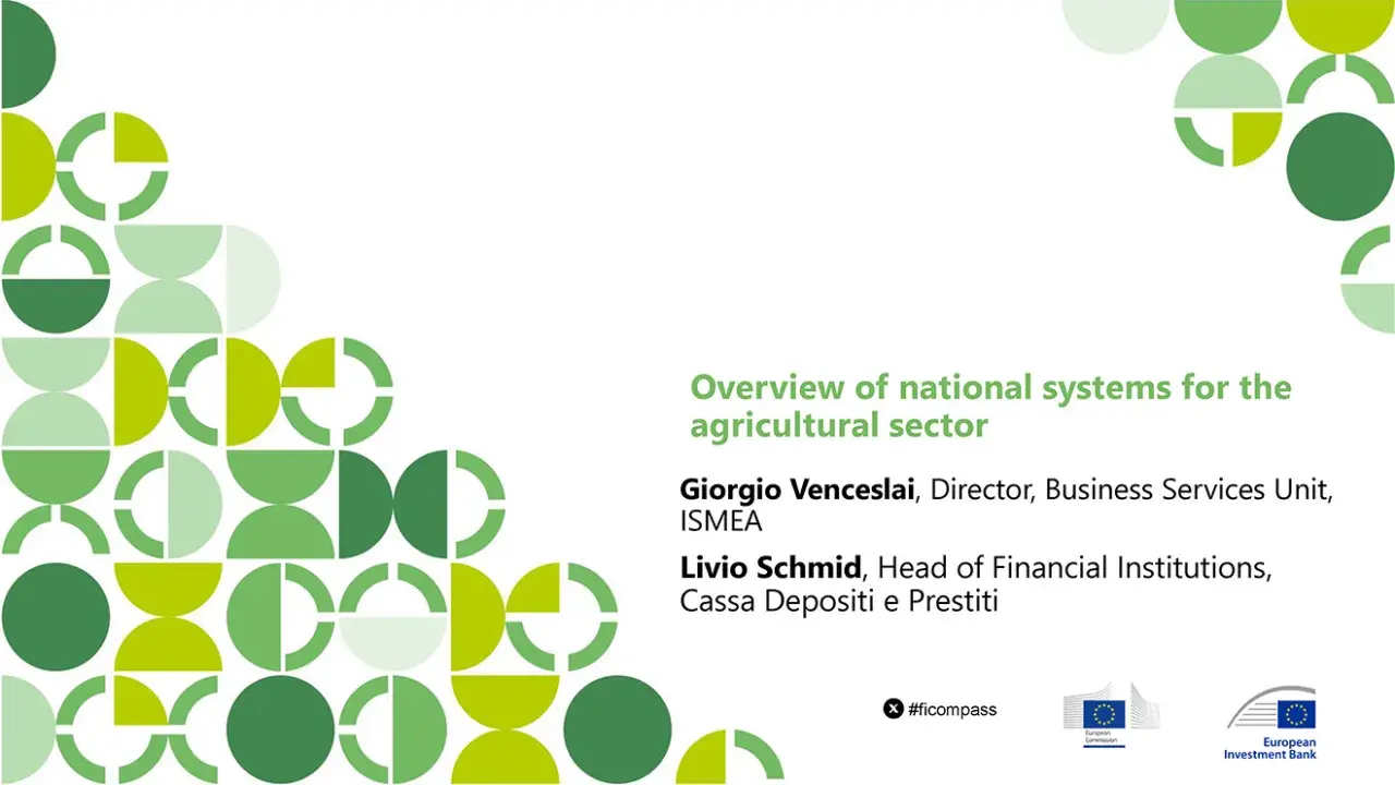Overview of national systems for the agricultural sector