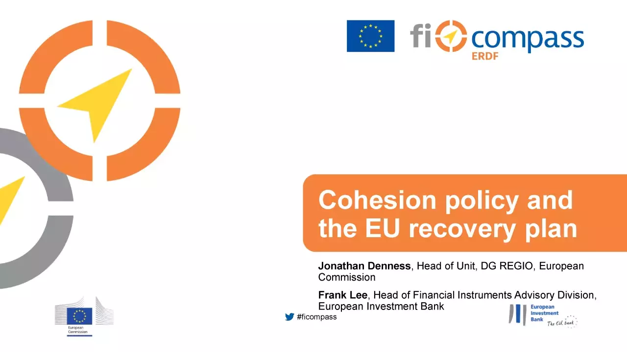 Cohesion policy and the EU recovery plan