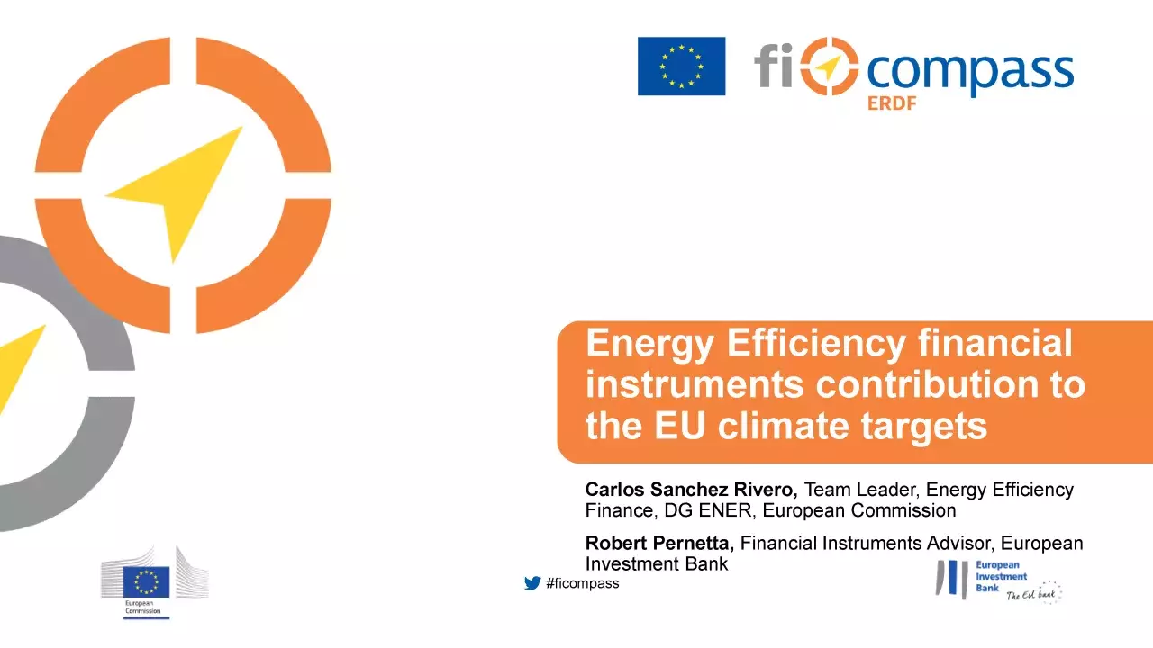 Energy Efficiency financial instruments contribution to the EU climate targets