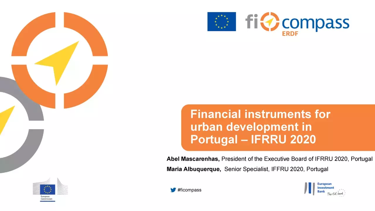 Financial instruments for urban development in Portugal IFRRU 2020