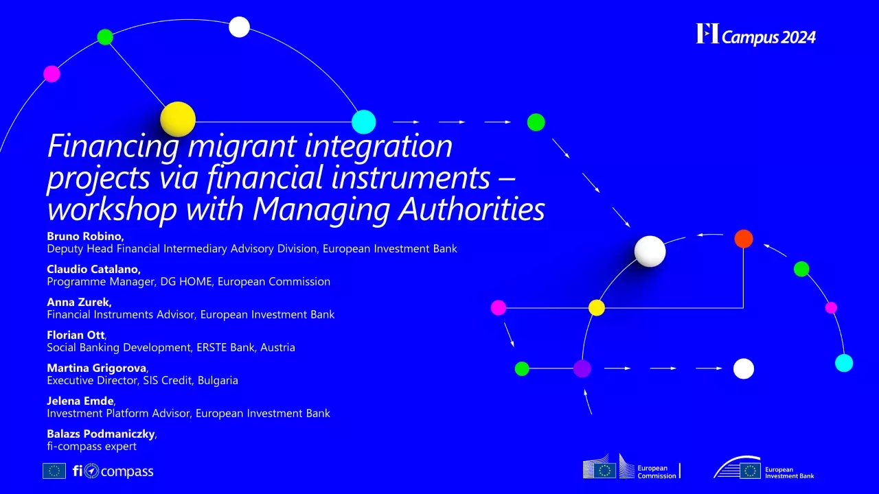 Financing migrant integration projects via financial instruments – workshop with Managing Authorities