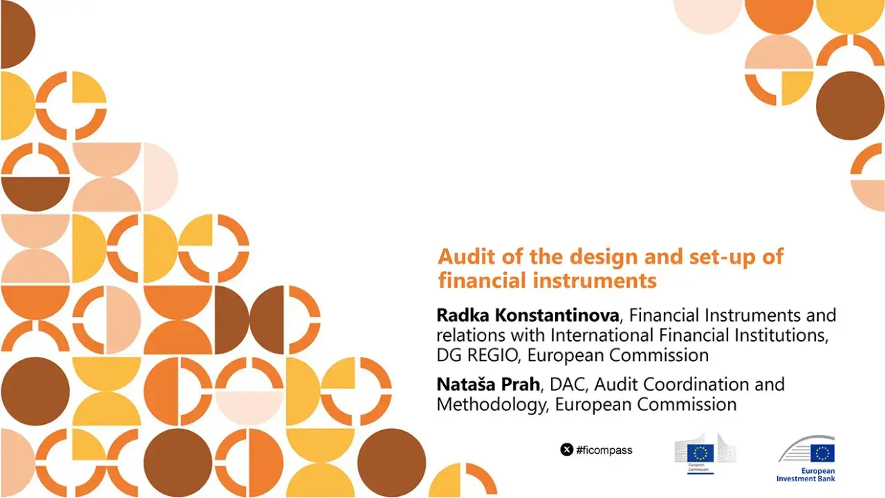 Audit of the design and set up of financial instruments